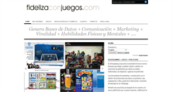 Desktop Screenshot of fidelizaconjuegos.com