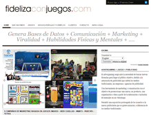 Tablet Screenshot of fidelizaconjuegos.com